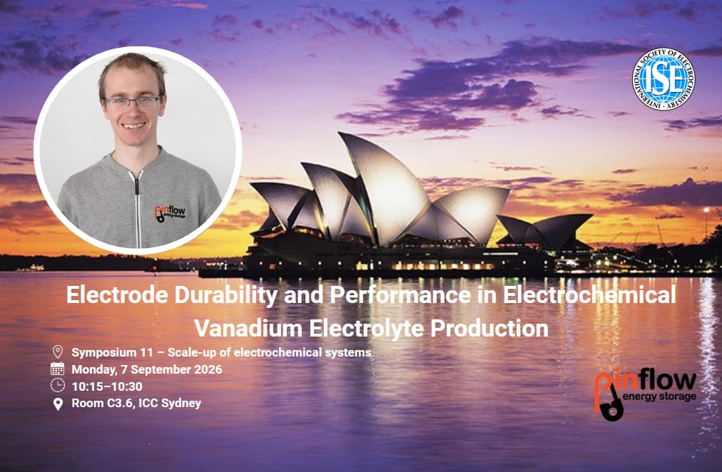 Jiří Charvát presenting at the 77th Annual Electrochemistry Meeting in Sydney