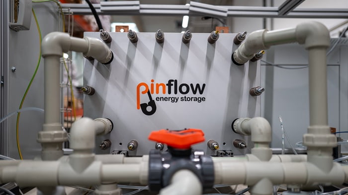 View into the battery